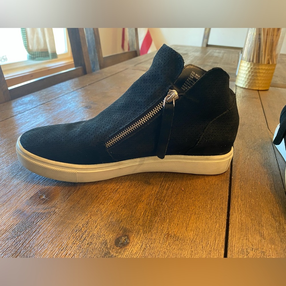 Steve Madden Mid Top Wedge Sneaker